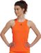 adidas Gameset Primegreen Tank - sportshirts - Oranje/Zwart - Dames