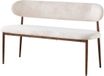 Lizzely Garden & Living Banc de salle à manger Japandi 140cm beige Reika noyer