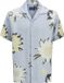JACK&JONES JORTAVIRA MARSHALL AOP SHIRT SS OC25 Heren Overhemd Korte Mouw Viscose Polyamide Katoen Gebloemd Skyway S