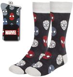 Spider-Man Heren Kniesokken 38-45 Katoen/Polyamide/Elastaan Multi