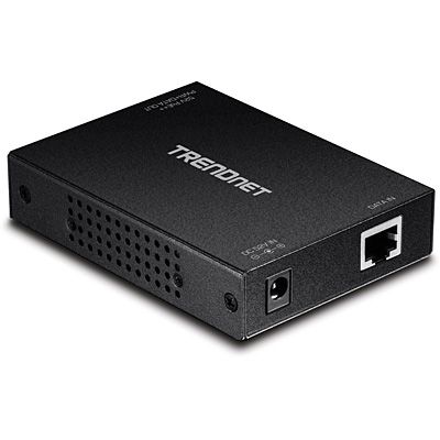 TRENDnet TPE-117GI - PoE adapter - Gigabit Ethernet - Zwart