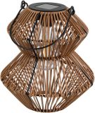Countryfield Solar Lantaarn bruin H23cm