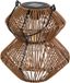 Countryfield Solar Lantaarn bruin H23cm