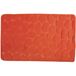 MSV tapis de salle de bain/tapis de bain - motif galet - tapis de sol - orange - 50 x 80 cm - à poils courts