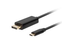 Lanberg CA-CMDP-10CU-0018-BK USB-C naar DisplayPort kabel 1,8 m Zwart