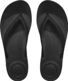 FitFlop Iqushion Ergonomic Flip-Flops TPU Dames Slippers - Zwart