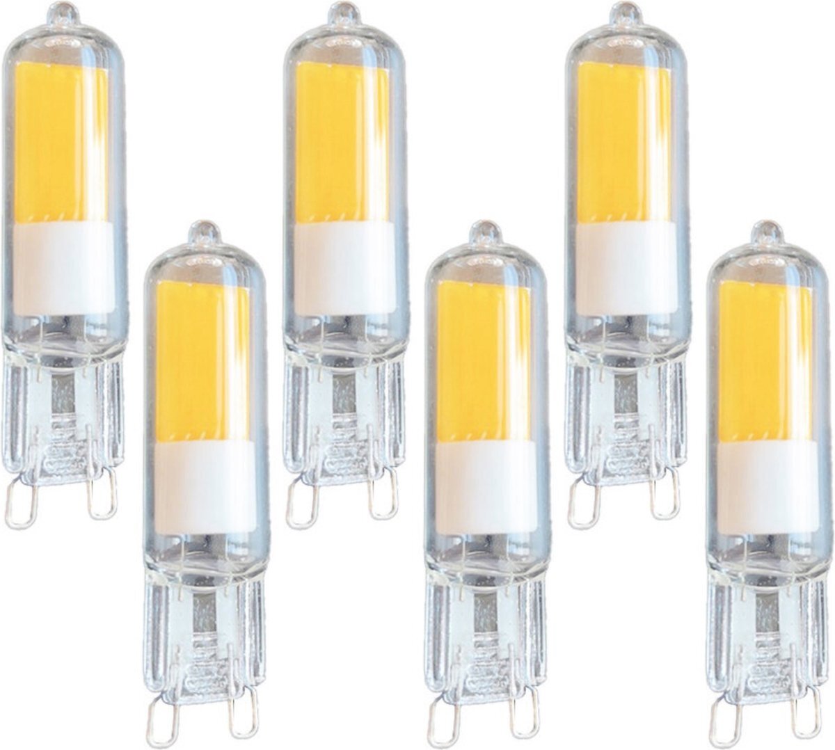 Groenovatie LED Lamp - G9 Fitting - 2W - COB - 6-Pack