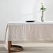EVERLY 100% puur linnen rechthoekige tafelkleden 152 x 213 cm