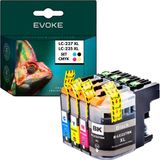 Evoke Set van 4 inktpatronen Brother LC 227 225 XL