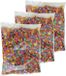 Merkloos / Sans marque Faram B.V.B.A. Confetti snippers van papier - 3x - multi kleuren - 200 gram zak - feestartikelen