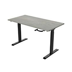 Euroseats Zit-sta werkstation zwart 1800 x 800 x 685-1165 mm