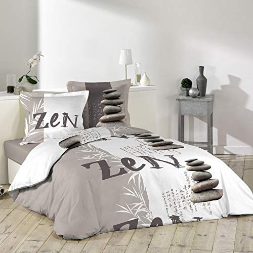 Douceur d'Intérieur Zen Pebble Beddengoedset - 240 x 220 cm