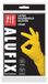 ALUFIX Economy Latex huishoudelijke handschoenen, 30 g, maat M, geel, 1 stuk