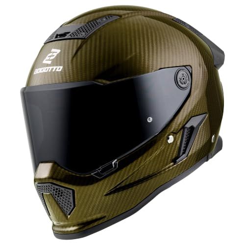 Bogotto Rapto Carbon Helm - Integraalhelm - Goud - XXL