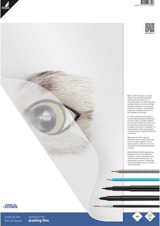 Kangaro Drafting Film - A3 - 12 Sheets - Matte - K-770201