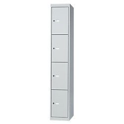 Bisley Locker 4 vakken Grijs - 5020073271959
