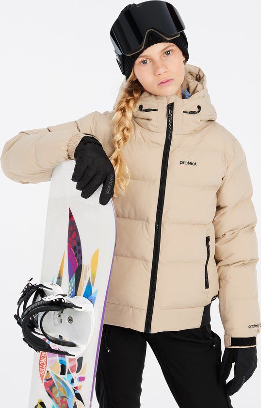 Protest PRTELINY JR Ski Jacket - Girls - Bamboobeige - Size 176