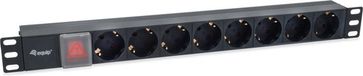 Equip 333286 PDU - Zwart - 2500W - 1.8m Kabel