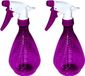 Concorde Plantenspuit/waterverstuiver - 2x - paars - 500 ml