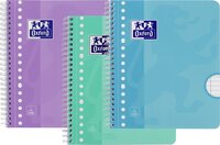 Oxford Collegeblokken - 3x A5 - Pastel - Lijn - Schrijfblok - 80 vel
