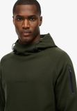 Superdry Tech Hoodie met Logo en Losse Pasvorm voor Heren - L - Surplus Goods Olive Green