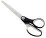 Leitz Titanium schaar, hoogwaardige huishoudschaar met ergonomische handgreep, messen van roestvrij staal, voor thuis, kantoor en school, lengte 18 cm, zwart, 54166095