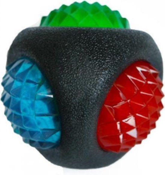 Rosewood Jolly Doggy Catch & Flash Ball - Multi-color - 7cm