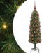 vidaXL Kunstkerstboom Groen 120 cm PVC en Staal en Kunststof