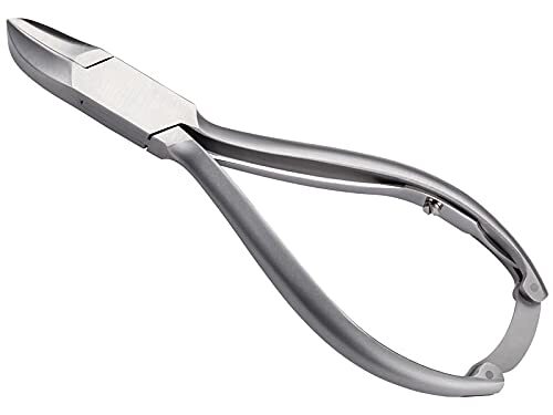 Alpen Professionele nageltang, staal AISI 420, roestvrij, gematteerd, veeropening, doorgestoken tang, 14,0 cm