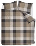 Beddinghouse Dekbedovertrek Flanel Dario Taupe Lits-jumeaux