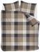 Beddinghouse Dekbedovertrek Flanel Dario Taupe Lits-jumeaux