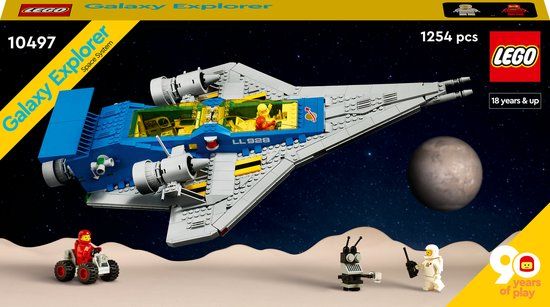 LEGO ICONS 10497 Galaxy Explorer Bouwset - Ruimtevaart Thema - 1254 Onderdelen