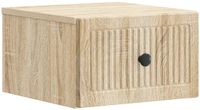 vidaXL Nachttafel Sonoma Eiken Muurbevestigd 33 x 34,5 x 20 cm