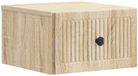 vidaXL Nachttafel Sonoma Eiken Muurbevestigd 33 x 34,5 x 20 cm