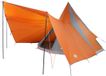 vidaXL Tipi Tent met dak Grijs en Oranje 510 x 690 x 330 cm taft
