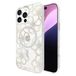 Case-Mate iPhone 16 Pro Max hoesje [compatibel met MagSafe] - Sprankelend bloementelefoonhoesje met 3,7 m valbescherming - Premium magnetische hoes voor iPhone 16 Pro Max - Bloemen edelstenen