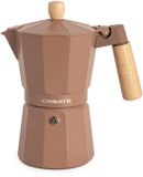 CREATE - Cafetière italienne - Moka - Sans adaptateur induction - 6 tasses / 350ml - THERA MOKA RETRO