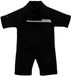 Mystic Mini 2 Mm Shorty à manches courtes et fermeture éclair dans le dos Noir Enfants