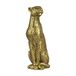 POLYDUKE Moderne Polyresin 11 "H Gouden Cheetah Beeldje Zitten Home Decor Realistische Antieke Klassieke Luipaard Hars Dier Ornament Standbeelden Woonkamer Decor Ornament Figuren