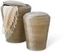 Loberon Wasmand, set van 2 Nora bruin