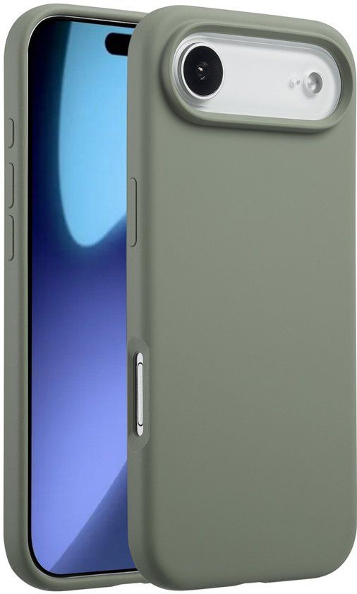 Accezz Liquid Silicone Backcover met MagSafe voor de Apple iPhone Air - Cooper Green