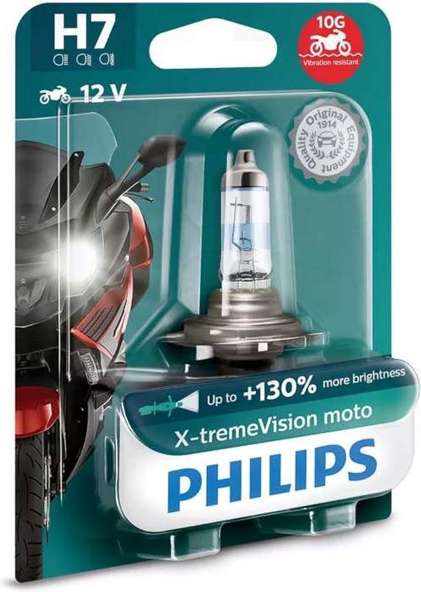 Philips 12972XV+BW Halogeenlamp X-Tremevision Moto H7 55 W 12 V