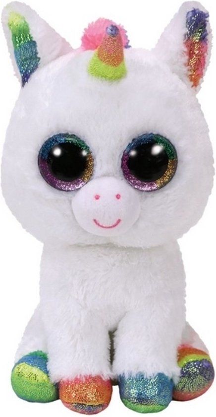 TY Beanie Boos Pixy Unicorn - 15cm - Roze/Geel