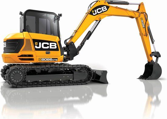 Brittains Voertuigen Britains JCB Midi Graafmachine 1:32 Geel Metaal