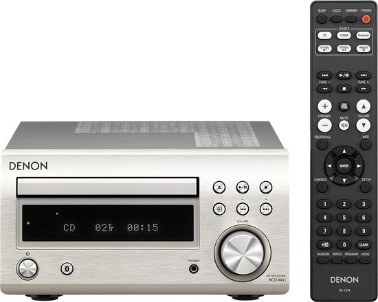 Denon RCD-M41DAB CD Receiver - Zilver