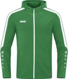 Jako Power Jas Met Kap Heren - Groen | Maat: M