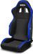 Sparco Auto Sportstoel R100 Zwart/Blauw (verstelbaar)