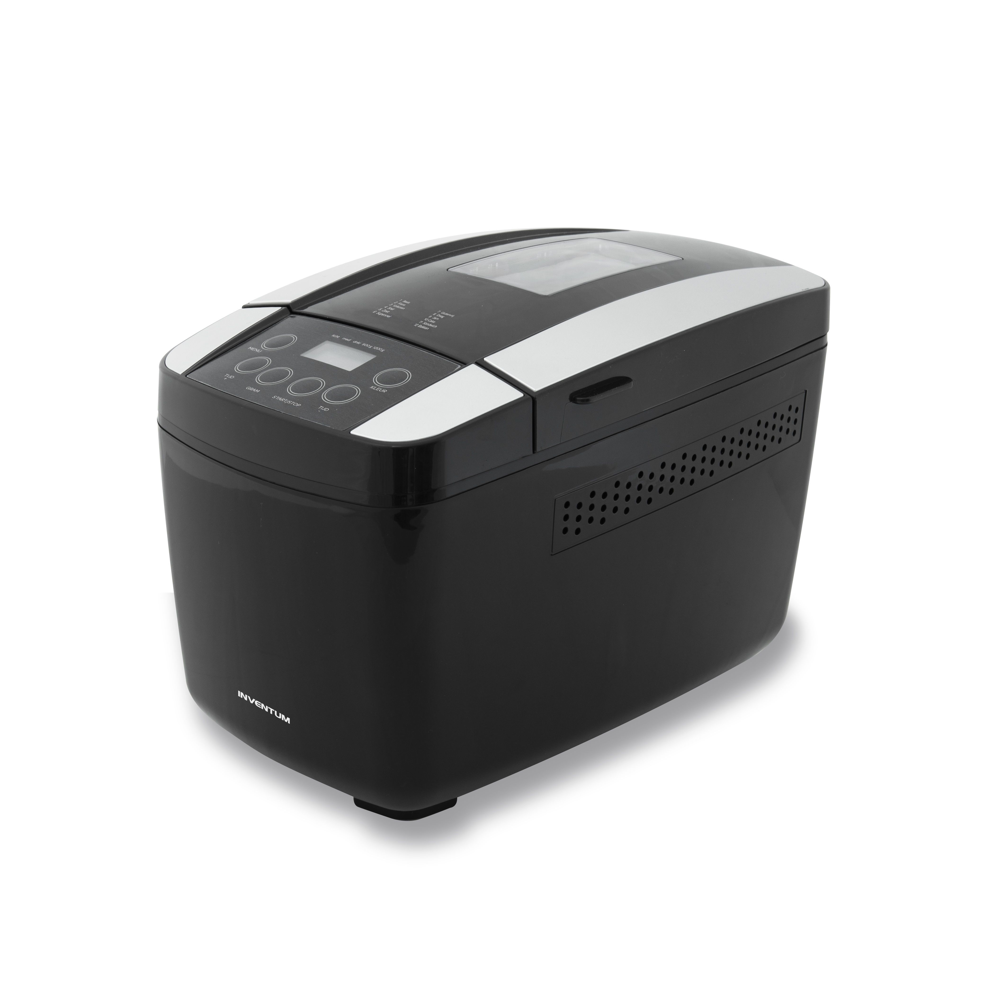 Inventum BM125 Broodbakmachine - 700W - Zwart/RVS