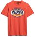 Superdry Gasoline Graphic Relaxed T-shirt Heren M Havana Orange
