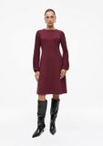 s.Oliver Gebreide jurk bordeaux